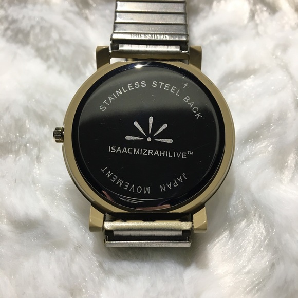 ISAAC MIZRAHI LEOPARD PRINT SHINY ENAMEL WATCH - Picture 7 of 8